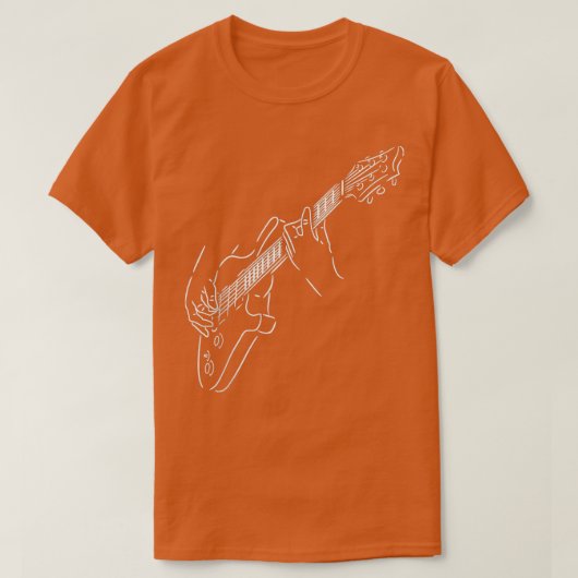 T-shirt Musique de guitare électrique (Design devant)