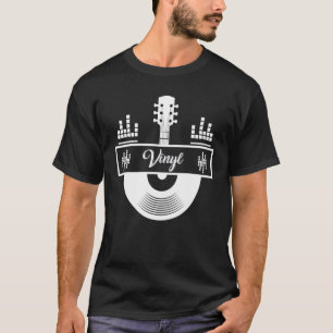 T-shirt Musique de guitare Vinyl Record