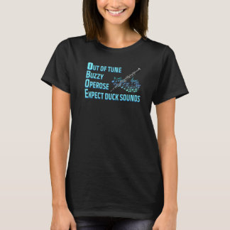 T-shirt Musique de hautboïste Orchestre Jazz Musique