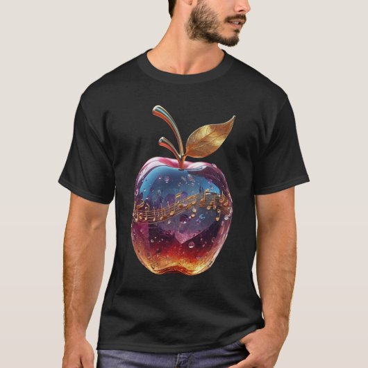 T-shirt Musique de l'Apple (Devant)