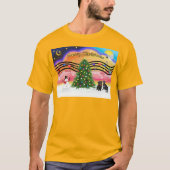 T-shirt Musique de Noël 2 - Teckels ( ) (Devant)