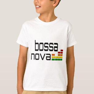 T-shirt Musique de nova de Bossa avec l'égaliseur stéréo
