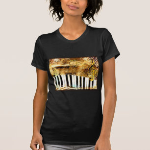 T-shirt Musique de piano