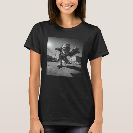 T-shirt Musique de piège de chat de rue (Devant)