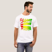 T-shirt Musique de reggae (Devant entier)