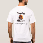 T-shirt Musique de T-Skydog de pêche (Dos)