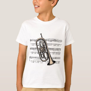 T-shirt Musique de trompette 12 B