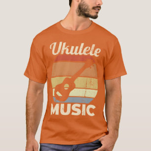 T-shirt Musique de ukulélé vintage
