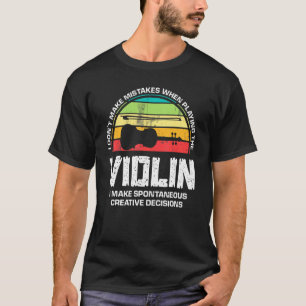 T-shirt Musique de violon Musicien d'instruments de musiqu