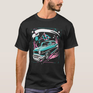 T-shirt Musique de voiture des années 50 Sock Hop Dance Ro