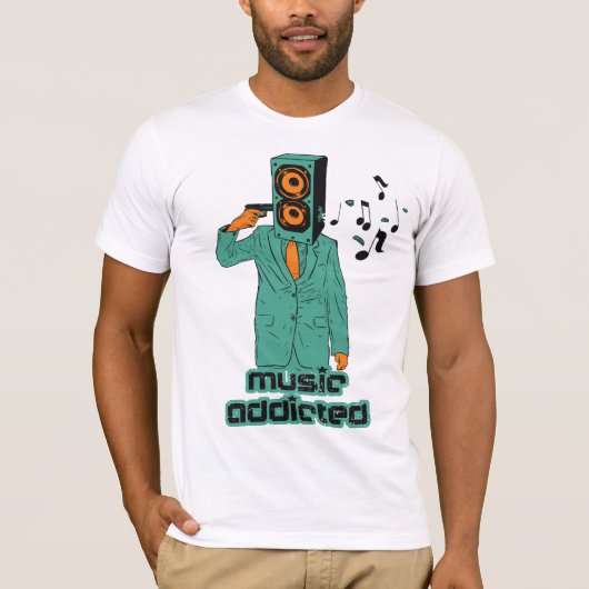 T-shirt Musique dépendante (Devant)