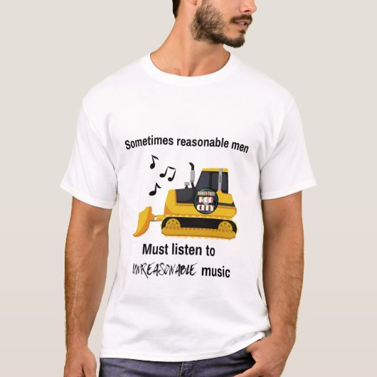 T-shirt musique déraisonnable (Devant)