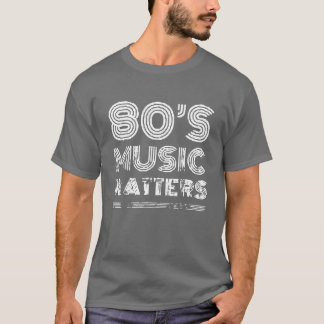 T-shirt Musique des années 80 et ami