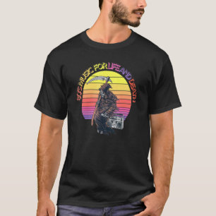 T-shirt Musique des années 80 pour la vie et la mort Retro