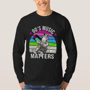 T-shirt Musique des années 90 Astronaut Vintage Bunny Retr