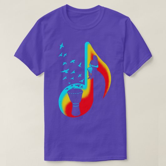 T-shirt Musique Djembe Player (Design devant)