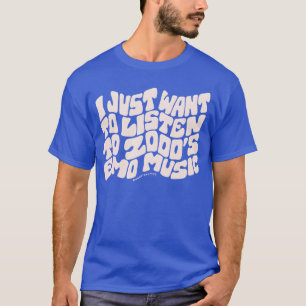 T-shirt Musique Emo