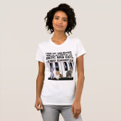 T-SHIRT MUSIQUE ET CHAUSSURES, ALBERT SCHWEITZER CITE CAT (Devant entier)