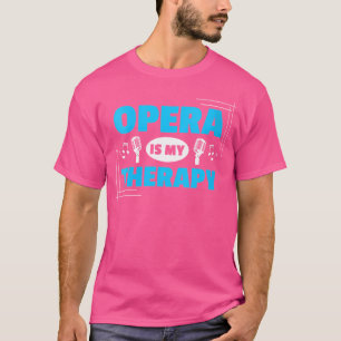 T-shirt Musique féminine chorale chorale chorale opéra cha