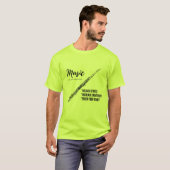 T-shirt musique, flûte (Devant entier)