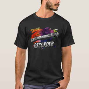 T-shirt Musique flûte enregistreuse