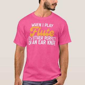 T-shirt Musique Flutist Lecteur Orchestre Musicien Marchin