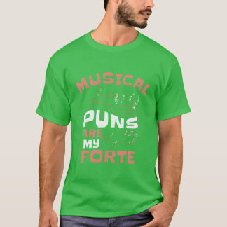T-shirt Musique Forte Musicien Musicien Musique Note famil