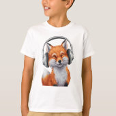 T-shirt Musique fox drôle (Devant)