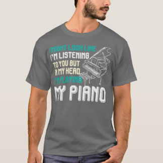 T-shirt Musique Funny Pianist Cadeau Orchestre Piano