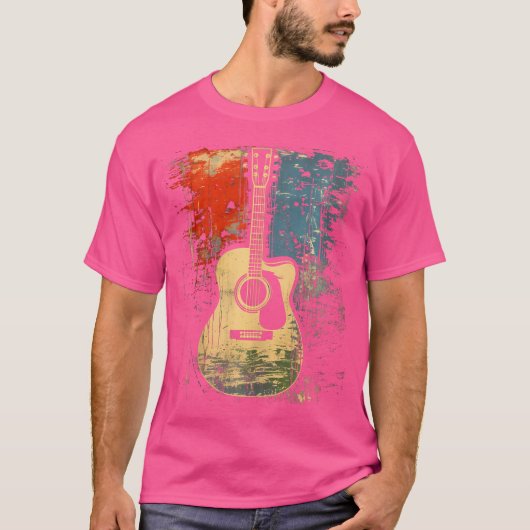 T-shirt Musique guitare 106 (Devant)