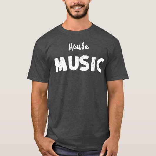 T-shirt Musique House (Devant)