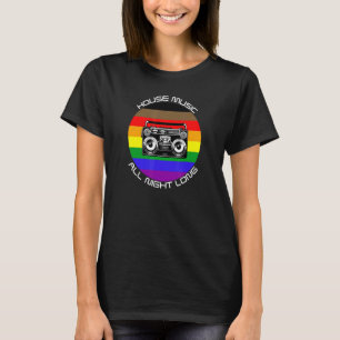 T-shirt Musique House Toute La Nuit Festival De Danse Rave