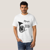 T-shirt musique, instrument (Devant entier)