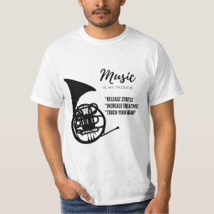T-shirt musique, instrument