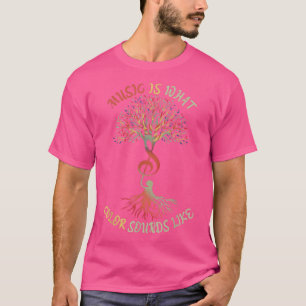 T-shirt Musique Les Couleurs Semblent Musiciens Musiciens