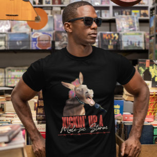 T-shirt Musique Lover Punny Rockstar Donkey