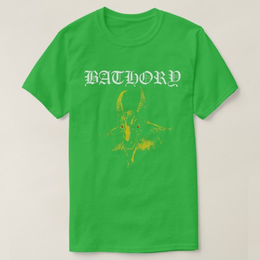 T-shirt Musique Métal Lourde Musique Bathory de Chèvre Jau (Design devant)