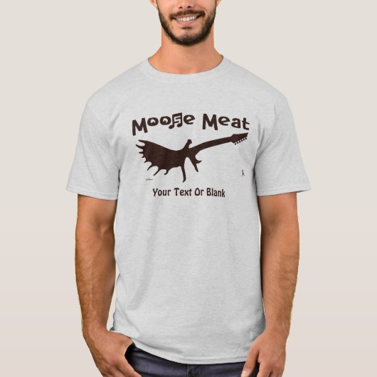 T-shirt Musique Moose Meat Rock (Devant)