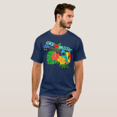 T-shirt Musique musicienne Ukulele Cadeau (Devant entier)