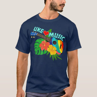 T-shirt Musique musicienne Ukulele Cadeau