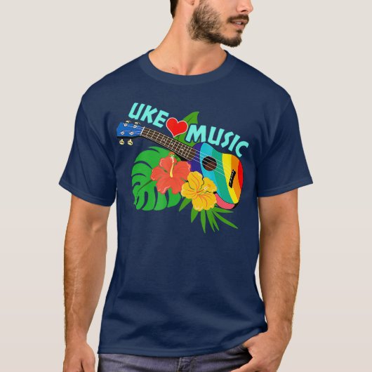 T-shirt Musique musicienne Ukulele Cadeau (Devant)