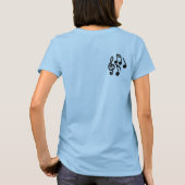 T-shirt musique-notes (Dos)