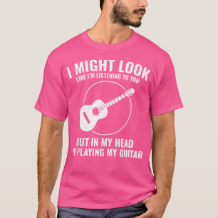 T-shirt Musique Notes de guitare acoustique Collection Cho