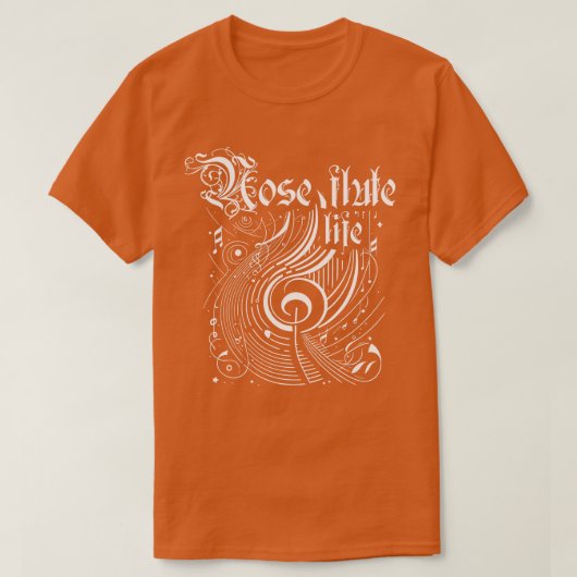 T-shirt Musique ondulée Vie (Design devant)