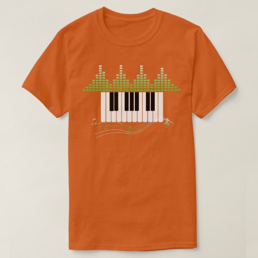 T-shirt Musique Partition Musique Beat  (Design devant)