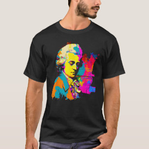 T-shirt Musique Pop Mozart Piano