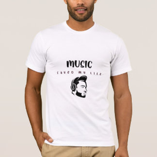 T-shirt Musique qui m'a sauvé la vie