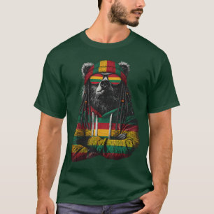 T-shirt Musique Rasta Reggae Jamaïque Rastafari Roots Jama