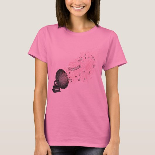 T-shirt musique rétro (Devant)