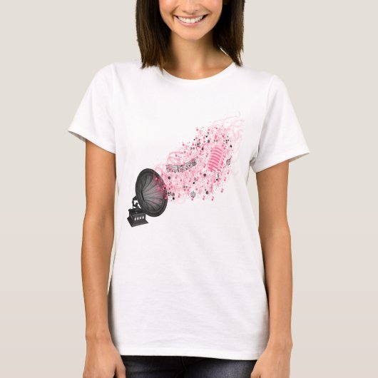 T-shirt musique rétro (Devant)
